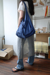 two pockets easy bag (blue)