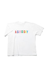 RAINBOW LOGO T-SHIRTS (WHITE) (6555019935862)