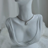 Elizabeth Choker Necklace - Silver Color