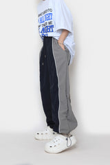 ツートーンカラードストリングパンツ / two-tone colored string pants