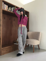 モヒフリースツーウェイロングワイドジョガーパンツ