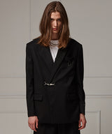 Buckle suit jacket - Black (4622117732470)