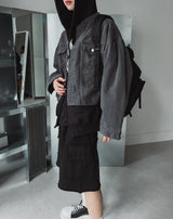 レンディーピグメントクロップデニムジャケット (5 color)