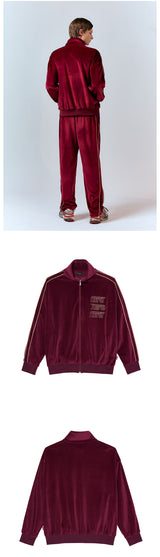 シグネチャートラックトップ/SIGNATURE TRACK TOP [BURGUNDY]