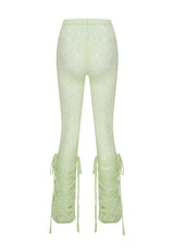 レースシャーリングレギンス / LACE SHIRRING LEGGINGS