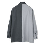 HALF & HALF SOLID POCKET SHIRT (6538810720374)