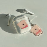 AirPod Transparent case (1,2,pro,3 version / 3 color) (6690097627254)