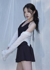 マリリンニットホルター / Marilyn knit halter - black