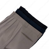カーリング3タックスラックス/UN718 Curling Three-Tuck Slacks (3 colors)