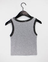 ラブラブクロップスリーブレス / Love Love Crop Sleeveless (2color)