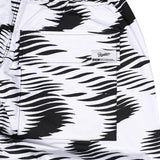 ウェーブベルベットスーパーワイドボックスパンツ / BSR2223FWPT016 ZGZG WAVE VELVET SUPER WIDE BOX PANTS WHITE