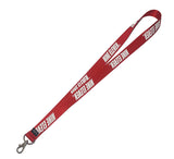 Basic logo lenyard - Red (4622103904374)