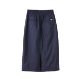 BASIC SAFARI POLY SKIRT (NAVY)
