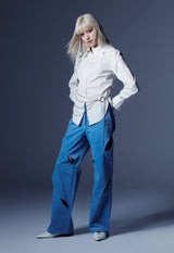 ポイントカラーコットンシャツ / POINTED COLLAR COTTON SHIRT