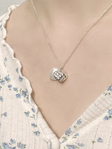 Cushion Heart Necklace
