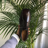 Maison Square Derby Shoes (2color) (6661109940342)