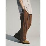 マティックスリラックスベルトパンツ / MATIX RELAXED BELTED PANTS_BRICK BROWN