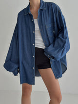 ASCLO Damage Denim Over Shirt (2color)