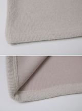 Rose Boat Neck Knit T-shirt + Tie Set (5color)