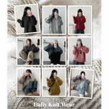 Songi Thick Warm Punching Round Knitwear