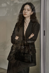 ウールツイルセットアップジャケット/WOOL TWILL SETUP JACKET_DEEP KAHKI