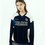 ベルベットユニフォームジャージTシャツ / Velvet uniform jersey tshirts