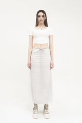 リンクスリットストラップロングスカート / 954. Linked slit strap long sk (2color)