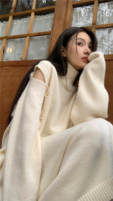 ケープポーラーロングニットドレス / Cape Polar Long Knit Dress