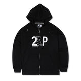 センスロゴフードジップアップ/25P SENSE LOGO HOOD ZIP UP_BLACK