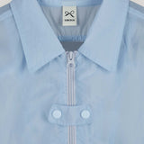 Blue Nylon Shrring Jacket