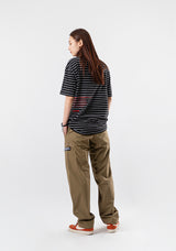 UNIT STRIPE TEE black (6580876443766)