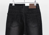 BURNING VELVET BOOTS CUT DENIM
