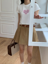 ラブミークロップTシャツ / LOVE ME CROP T-SHIRT WHITE