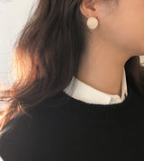 フォーミカペブルピアス [Cream]