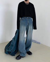 TNオイルウォッシュデニムパンツ / TN Oil Washing Denim Pants