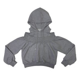  Off crop hoodie