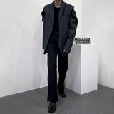ラインブーツカットスラックス/[Unisex] Line Bootcut Slacks (2 colors)