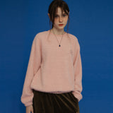フラッフィースウェットシャツ/FLUFFY SWEATSHIRT_PINK