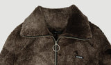 タイダイ風ボアZIPジャケット / HIDE Tie Dye Fleece Jumper (Brown) (4606136189046)