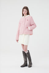 スモールチェリーボタンニットスカート／SMALL CHERRY BUTTON KNIT SKIRT [CREAM]