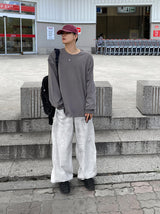 ダーティースナップワイドワイドパンツ