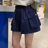 ビスケットナイロンカーゴサマーショートパンツ