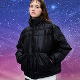 ダブルポケットダックダウンショートパデッドジャケット / Double pocket duck down short padded jacket