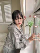 Melora hood zip-up set