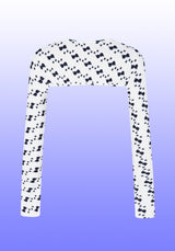 WHITE SHOULDER COVER CROP TOP (6624150323318)