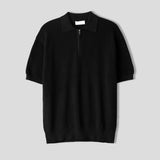 ログハーフニットポロシャツ (9 color)