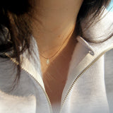 ラウンデッドシルバーペンダントネックレス / [CCNMADE] Rounded Silver Pendant Necklace (3color)