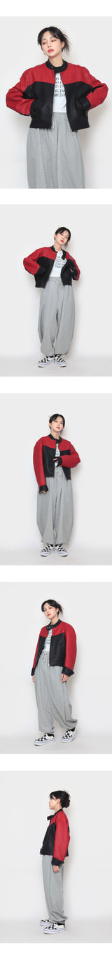ミックスカラーリングバルーンジョガーパンツ / Mixed Coloring Balloon Jogger pants