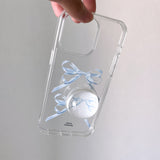 Sky ribbon jelly hard case (clear)