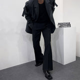 ラインブーツカットスラックス/[Unisex] Line Bootcut Slacks (2 colors)